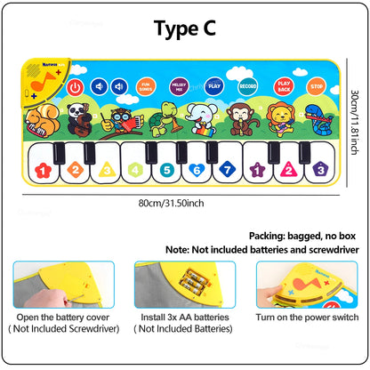 Kids Piano Play Mat