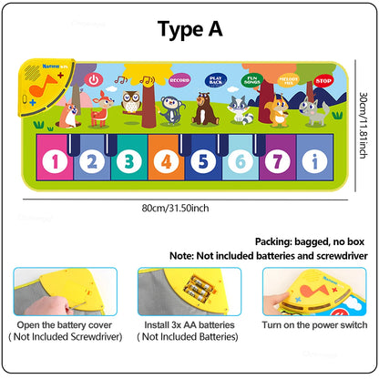 Kids Piano Play Mat