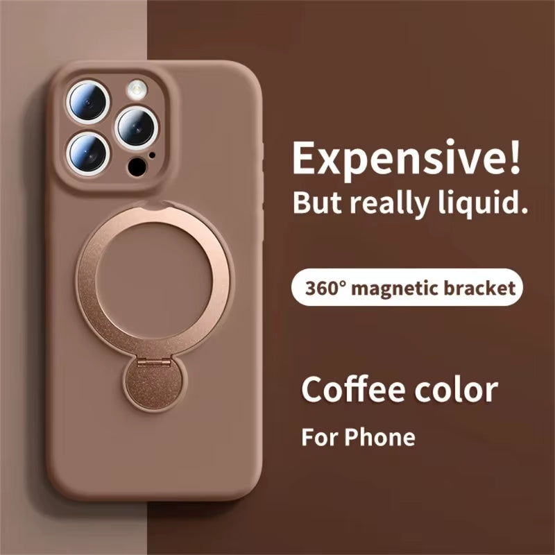 Magnetic Bracket Phone Case with Magsafe Stand
