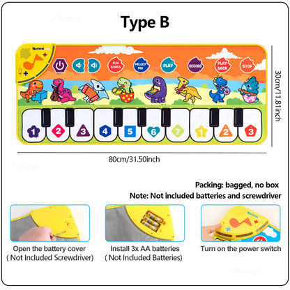 Kids Piano Play Mat