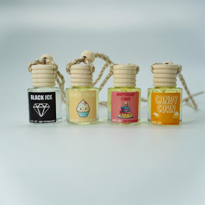 Car Fragrance Glass Bottle Pendant