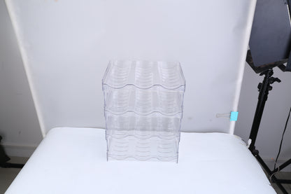4-Tier Stackable Bottle Storage Organizer