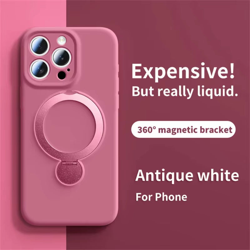 Magnetic Bracket Phone Case with Magsafe Stand