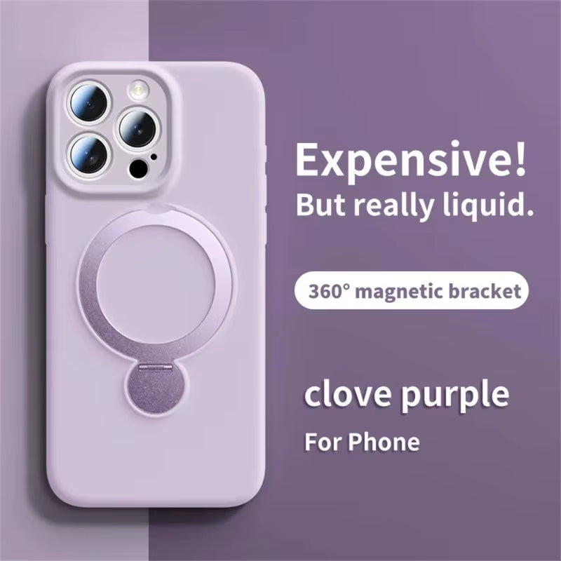 Magnetic Bracket Phone Case with Magsafe Stand