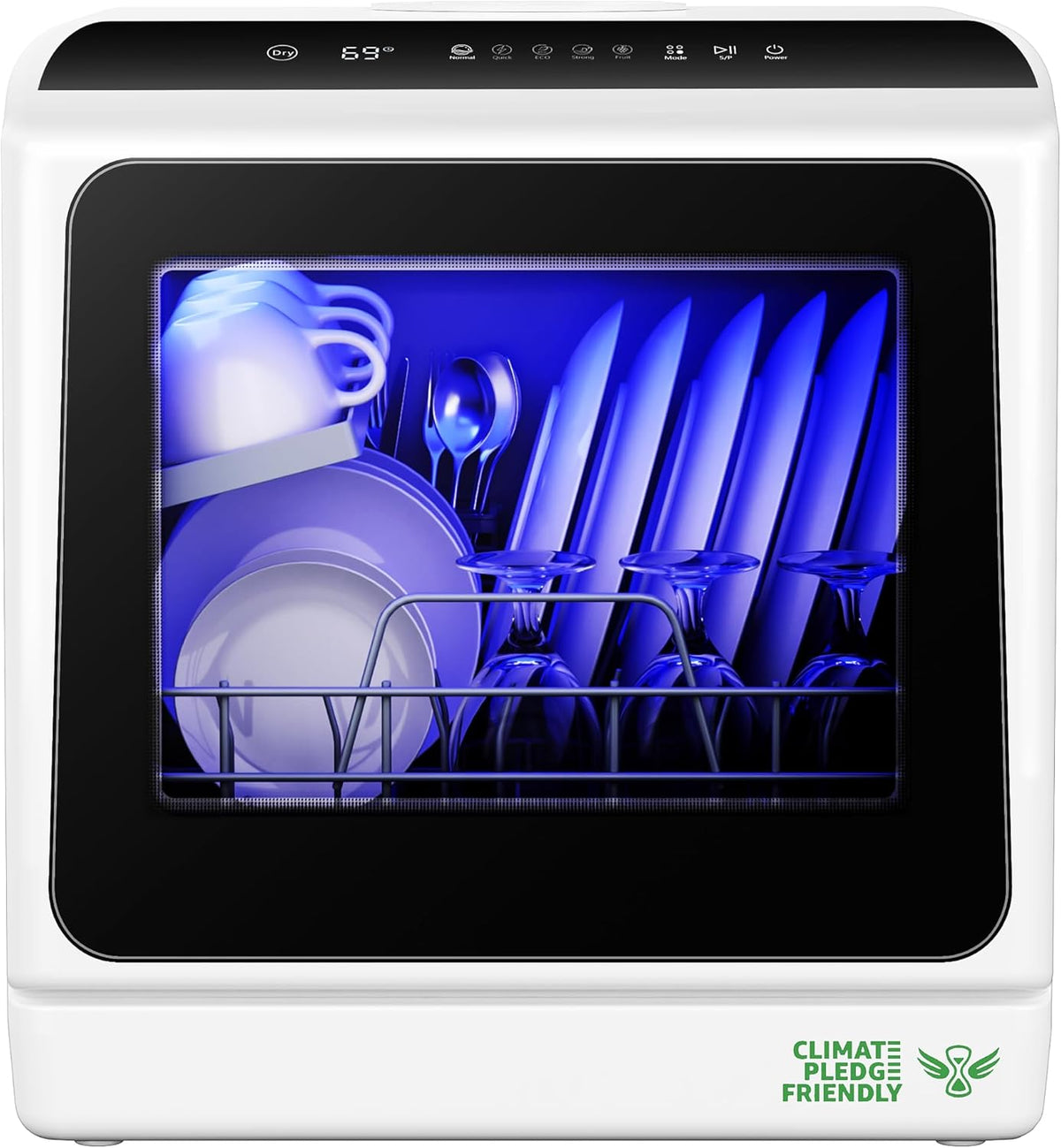 Portable Countertop Dishwasher, 6 Programs