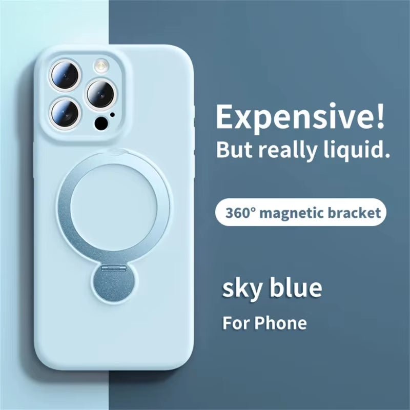 Magnetic Bracket Phone Case with Magsafe Stand